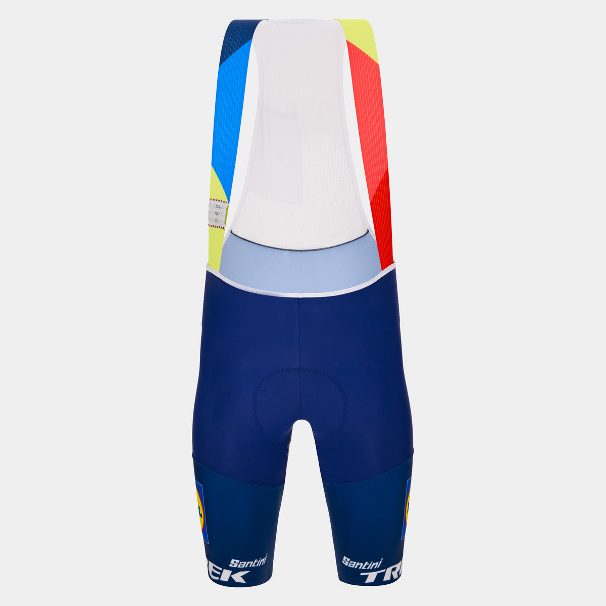 Short Santini Trek Team Bib Blue/Yellow