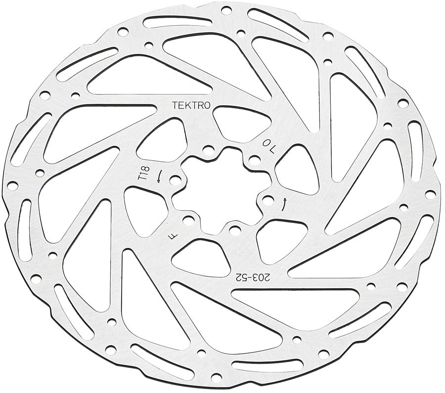 Rotor Tektro TR203-52 203mm 6-Bolt Silver