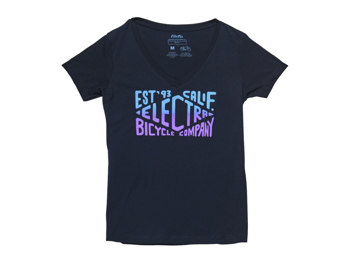 Shirt Electra Union V Tee Women Midnight Blue