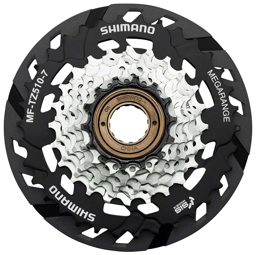 Cassette Shimano TZ510 7-Speed 14-34t w/Protector Silver