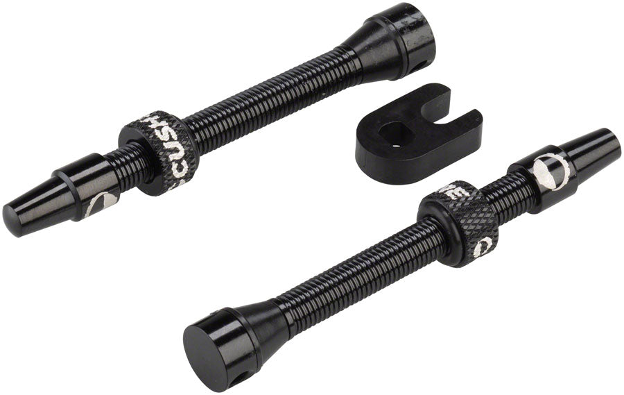 Valve Cushcore Presta 55Mm Aluminum Black Pair