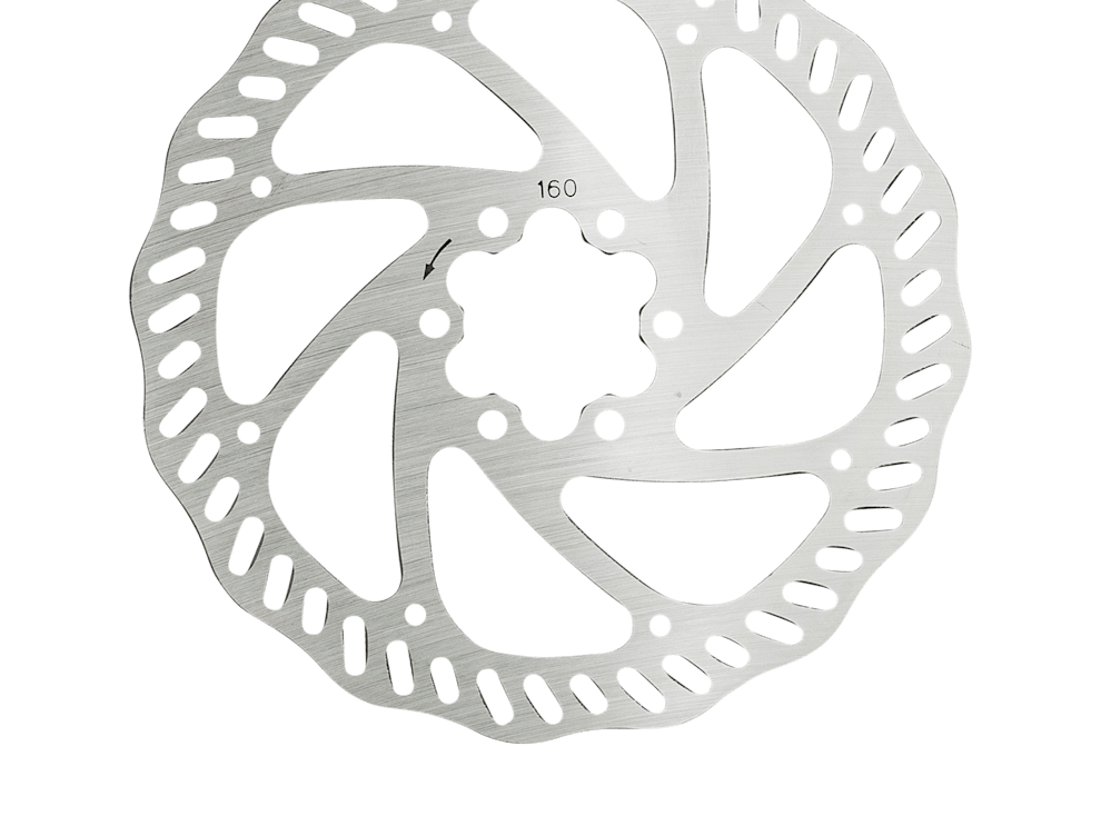 C-Star RT553 160mm silver 6-bolt disc brake rotor