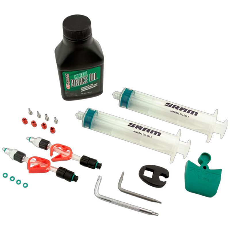 Brake Part SRAM Standard Mineral Oil Bleed Kit with Oil Red