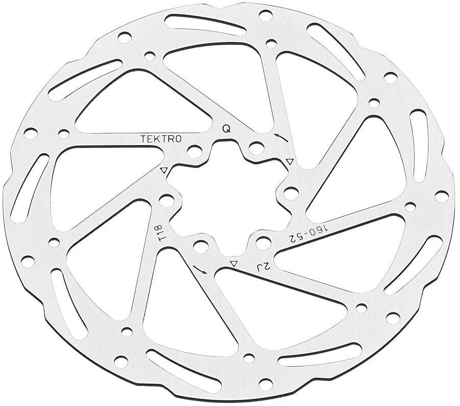 Rotor Tektro TR180-52 180mm 6-Bolt Silver