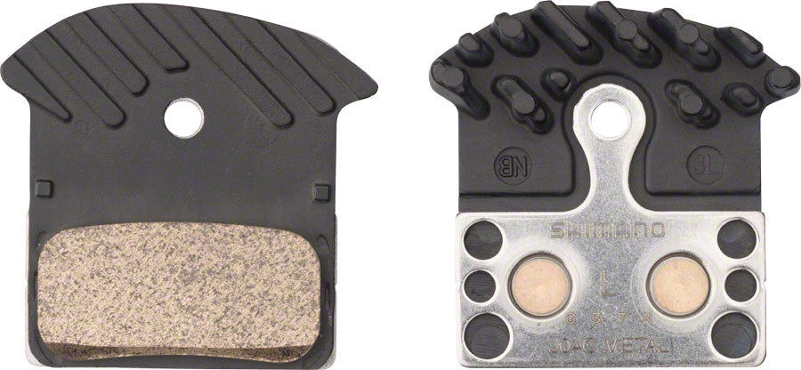 Brake Pad Shimano Metal Finned Disc Pad J04CMF