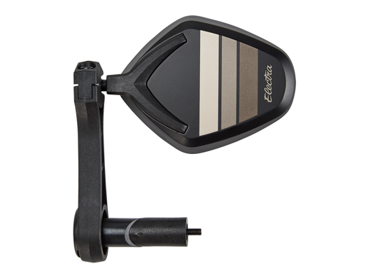 Mirror Electra Bar End Retrostripe Matte Black