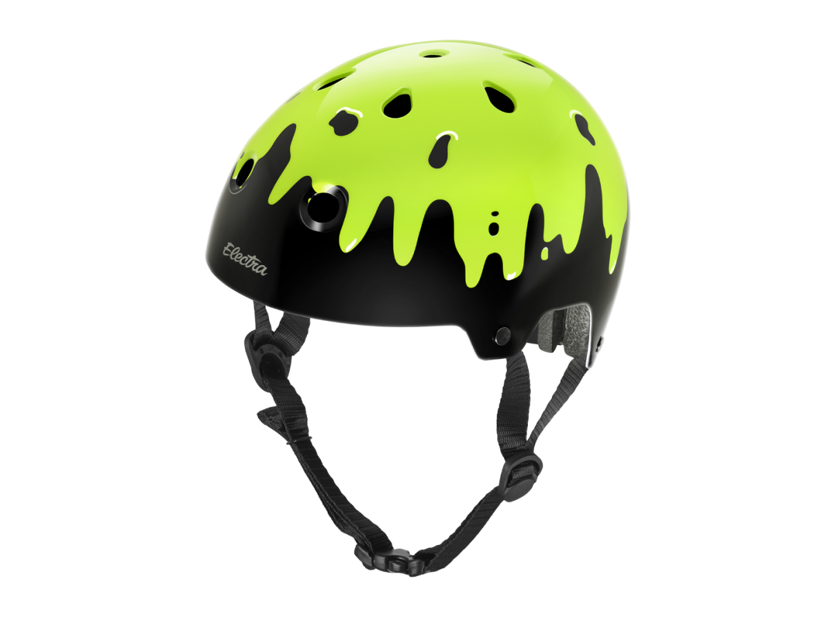 Helmet Electra Lifestyle Slime Large Black/Green CPSC