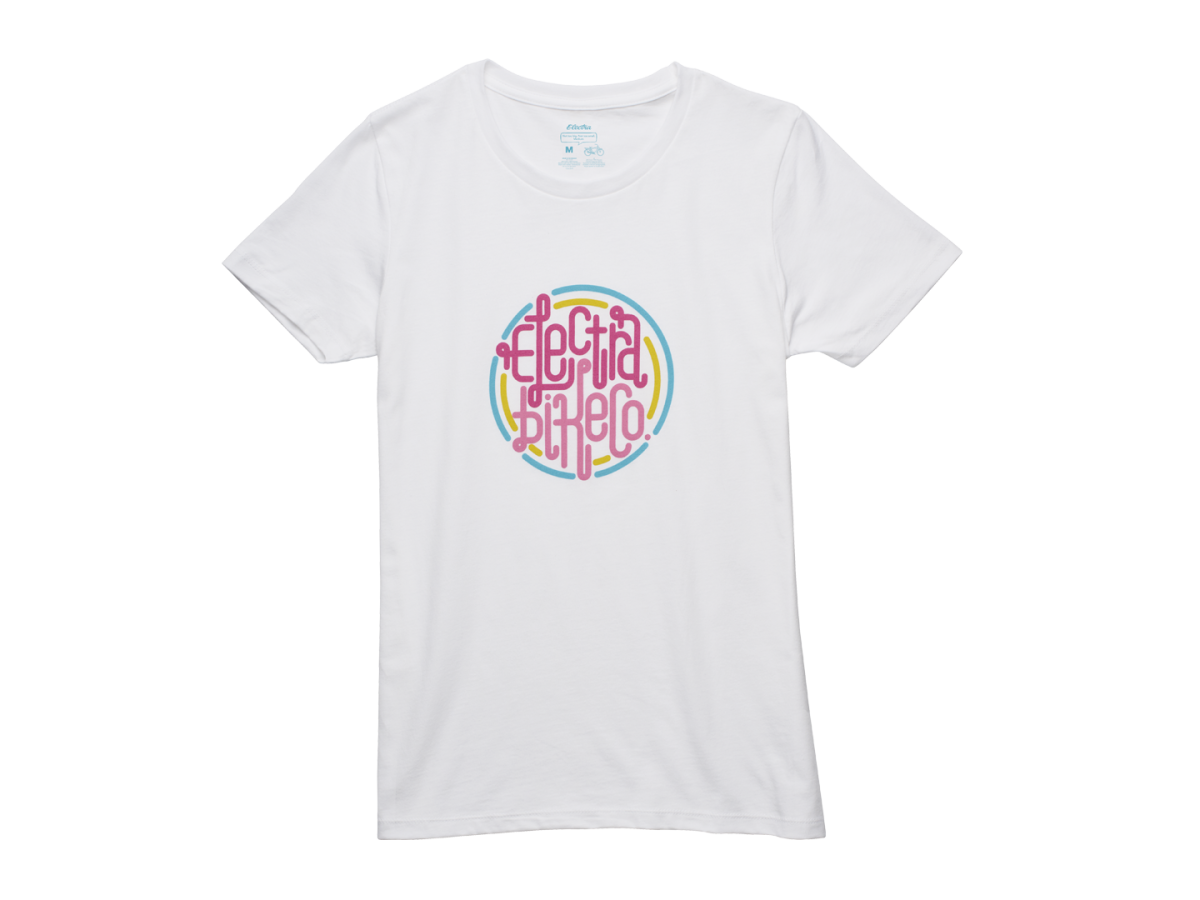 Shirt Electra Neon Tee Women Medium White