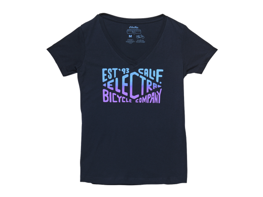 Shirt Electra Union V Tee Women Midnight Blue