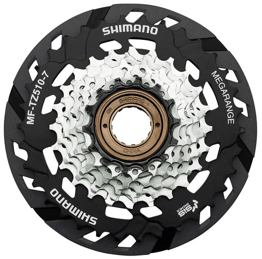 Cassette Shimano TZ510 7-Speed 14-34t w/Protector Silver