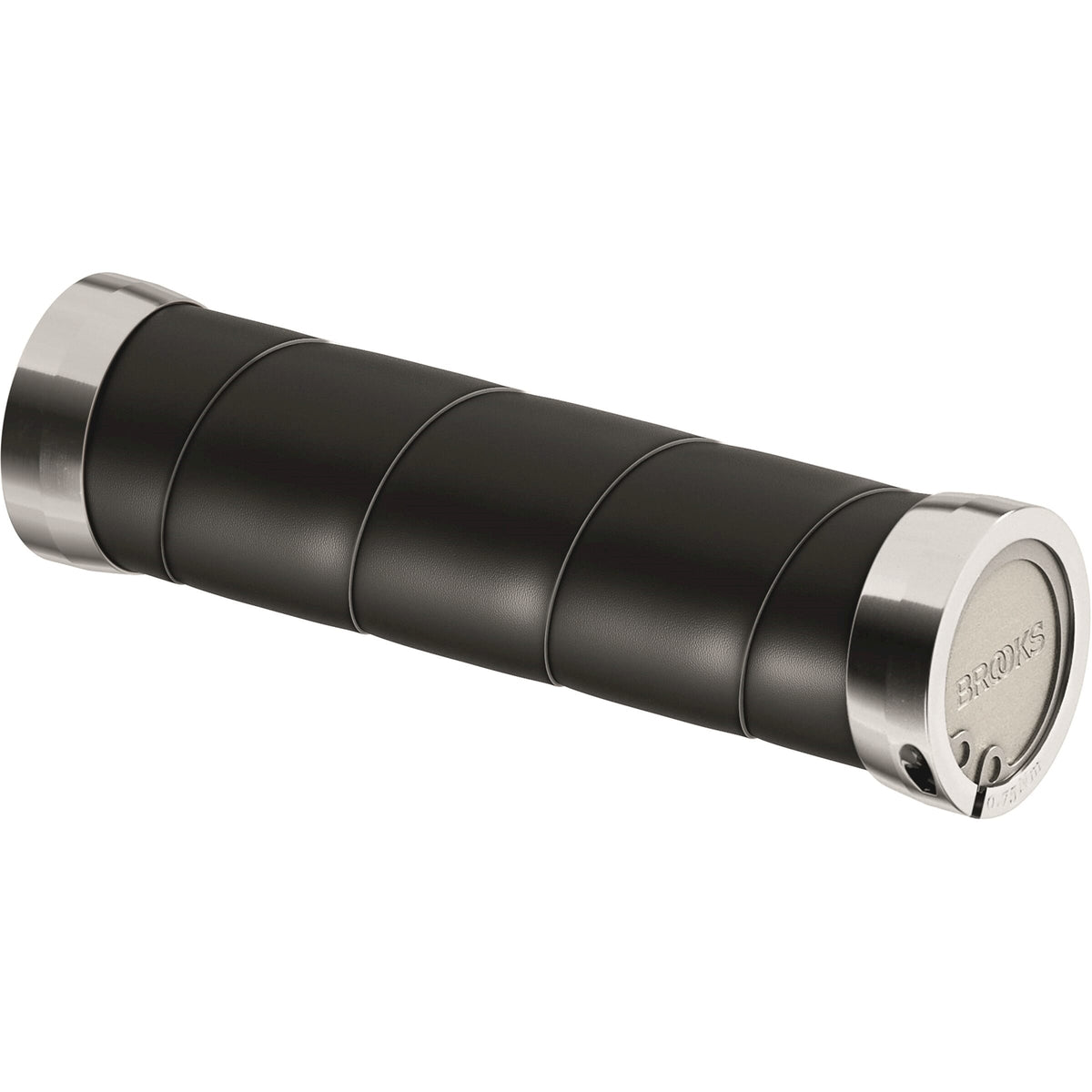 Brooks Slender Leather Grips 130/100 Black