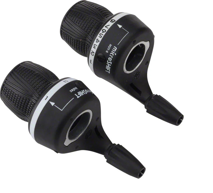 MicroSHIFT MS25-8 Twist Shifter Set 8-Speed Triple Shimano Compatible