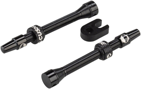 Valve Cushcore Presta 55Mm Aluminum Black Pair