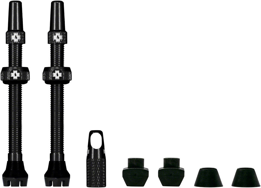 Muc-Off V2 Tubeless Valve Kit - Black 60mm Pair