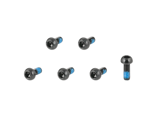 Bolt Trek-Diamant M5x16 0.8 Button Head w/Threadlock Black 5/Set