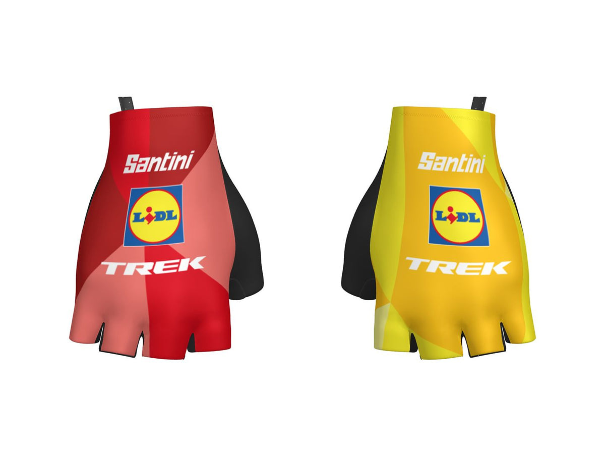 Glove Santini Trek Team Large Blue/Yellow