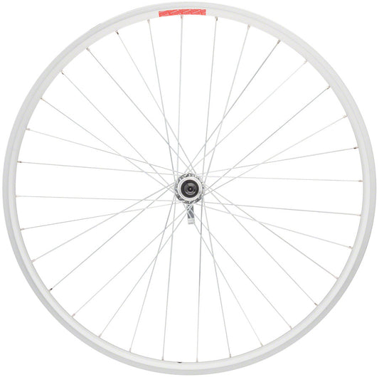 Sta-Tru 700c 32-spoke silver freewheel rear wheel with quick release