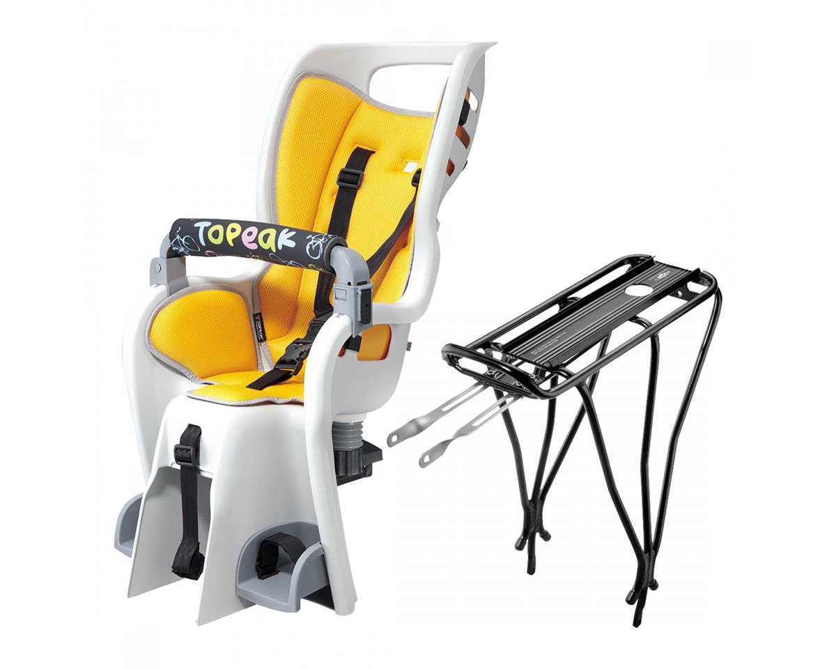 Childseat Topeak BabySeat II with Rack Black Yellow