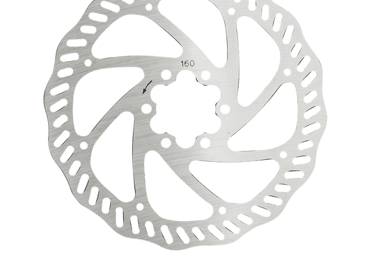 C-Star RT553 160mm silver 6-bolt disc brake rotor