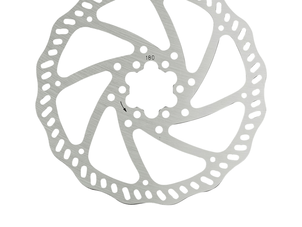 C-Star RT553 180mm silver 6-bolt disc brake rotor