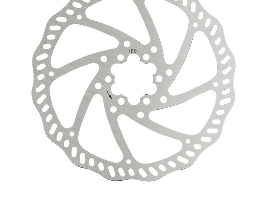 C-Star RT553 180mm silver 6-bolt disc brake rotor
